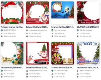 Twibbon Ucapan Natal atau Merry Christmas 2021 Link Download Lengkapnya