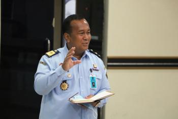 Ciptakan Pembangunan Zona Integritas Menuju WBK/WBBM, Plt. Kakanwil Kemenkumham Lampung Berikan Arahan