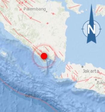 Gempa 2,8 SR Kembali Terjadi Di Tanggamus