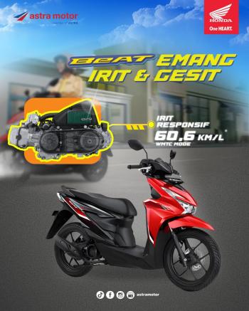 Astra Motor Natar Ajak Pengendara Kenali Gejala Rem Bunyi dan Rahasia Irit Honda BeAT