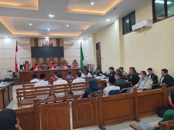 Kuasa Hukum Mantan Kepala BPN Lampung Selatan Kembali Gulirkan Pembelaan Dalam Sidang Dugaan Tipikor Penerbitan Hak Atas Tanah di Pemanggilan Natar 