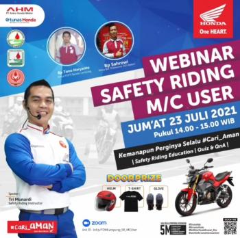 Main Dealer dan Jaringannya NSS Kedaton Mengadakan Safety Riding M/C User