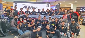 Seluruh Komunitas Honda Lampung Ikut Jadi Saksi Kehadiran New Honda ADV 160 di Lampung