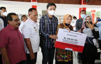 Kementerian Sosial Bersama Kitabisa.com Salurkan Atensi dan Donasi di Lampung Selatan