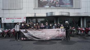Nobar Moto GP Honda Community Bersama LCC dan CCI Bandar Lampung 