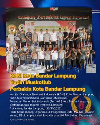 Donny Irawan Terpilih Jadi Ketua Perbakin Kota Bandarlampung 2025-2029