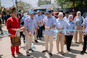 Cagub Lampung Rahmat Mirzani Djausal Buka Kegiatan Gebyar UMKM Se-Lampung  