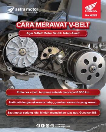 Peran Penting V-Belt Tersembunyi di Dalam CVT 