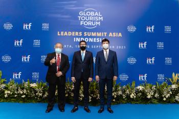 Sandiaga Uno Pimpin Minister Talk di Global Tourism Forum 2021