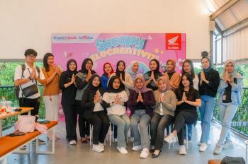 TDM Gelar Honda Velocreativity 2025 Bersama Komunitas Ladies Scoopy Lampung