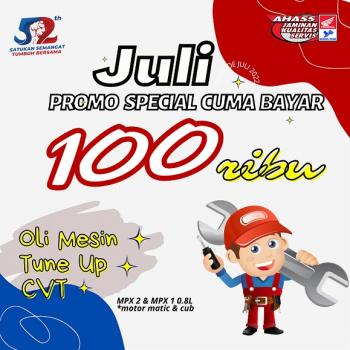 AHASS Astra Motor Natar Berikan Promo Service 100ribu