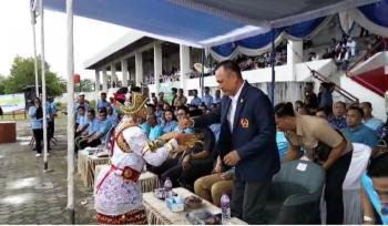 Ketua Umum KONI Lampung Hadiri PORKAB, Sekaligus Lantik Pengurus KONI Lamsel