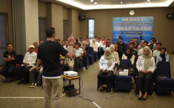 Lampung Matangkan Persiapan Piala Kemenpora Akuatik 2026, Technical Official Ikuti Seminar