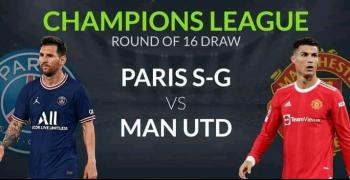 Hasil Drawing Babak 16 Besar Champions league, Ada PSG vs  Manchester United