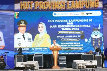 Meriahkan HUT Lampung dan Hari Jadi Konsumen Nasional 2024, Dinas Perindag Lampung Gelar Bazar UMKM dan dan Pasar Murah 