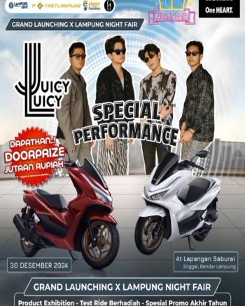 Tunas Honda dan Jaringannya NSS Kedaton Menggelar Launching Motor PCX di Lapangan Saburai
