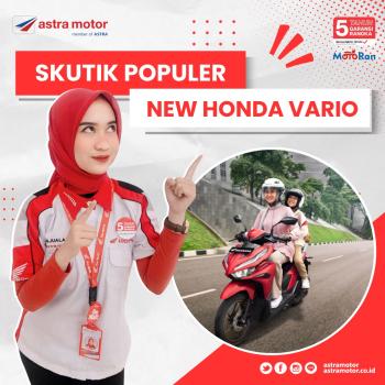 Jadi Skutik Paling Pas dan Populer, New Honda Vario Tampil Makin Gaya 