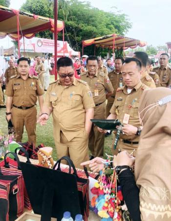 Dinas Perindag Provinsi Lampung Gelar Bazar Kuliner Produk IKM/ UKM di Kabupaten Lampung Utara