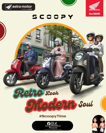 Tampil Ikonik, Honda Scoopy Masih Jadi Primadona Anak Muda di Bandar Lampung