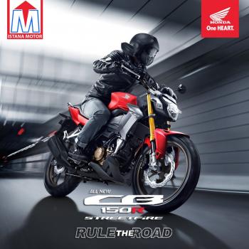 HONDA MERILIS ALL NEW CB150R STREETFIRE GENERASI BARU DENGAN DESAIN LEBIH GAGAH!