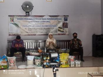 Disperindag Lampung Fasilitasi Petani Permudah Pemasaran Dalam Kegiatan Pasar Lelang.