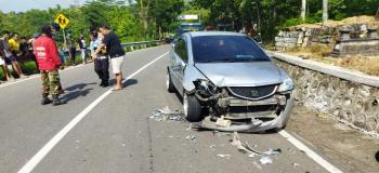 Terlibat Kecelakaan Warga Lampung Dilarikan ke Rumah Sakit