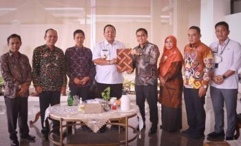 Audiensi Bersama Gubernur Lampung, Anggota KPU Provinsi Lampung Sampaikan Tahapan Pemilu Serentak 2024
