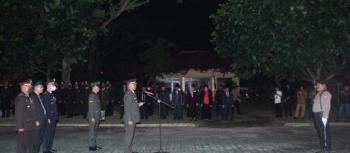 HUT RI Ke 77 Tahun, Pemkab Lamsel Gelar Apel Kehormatan dan Renungan Suci Di TMP Kesuma Bangsa