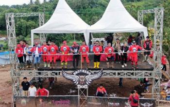 Diresmikan Bupati Lamsel, Sirkuit Way Ragom Gelar Kejuaraan Motorcross Perdana