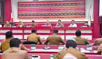Pimpin Rakor, Plt Bupati Lampung Selatan Tekankan Pentingnya Jaga Kondusivitas Jelang Pilkada 