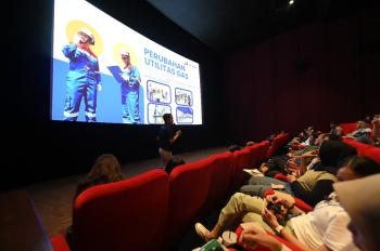 PGN Area Lampung Ajak Pelanggan Komersial dan Industri Peduli Fasilitas Gas Bumi dan Nonton Bareng   