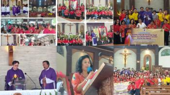 Misa dan Adorasi Komunitas Kerasulan Kerahiman Ilahi (KKKI) Santa Perawan Maria Keuskupan Tanjungkarang Bandar Lampung