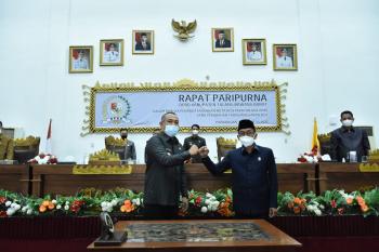 DPRD Tubaba Gelar Paripurna dalam rangka penandatanganan KUA-PPAS APBD Perubahan