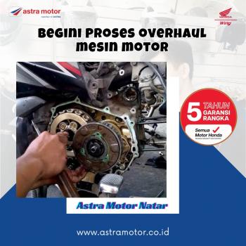 Begini Proses Overhaul Mesin Motor 