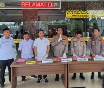 Residivis Pencabulan Ditangkap Polisi Usai Curi Motor di Bandar Lampung