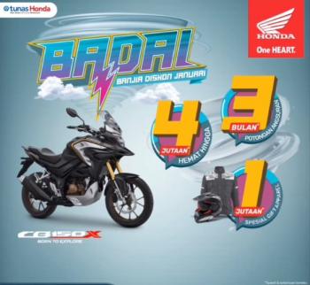 Pesan Motor Honda CB150X Dapatkan Promo Badai