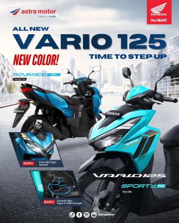 Astra Motor Natar Resmi Hadirkan All New Honda Vario 125 dengan Warna Baru yang Lebih Sporty & Modern