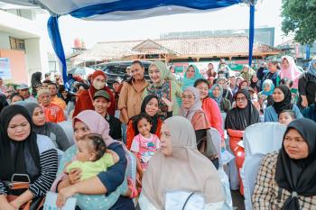 Wagub Jihan Nurlela Luncurkan Penyaluran Bantuan Langsung Tunai Sementara Kesra Tahun 2025 bagi Keluarga Penerima Manfaat di Provinsi Lampung