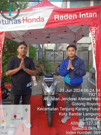 Pameran Motor Honda Meriahkan HUT Lampung Ke 60 