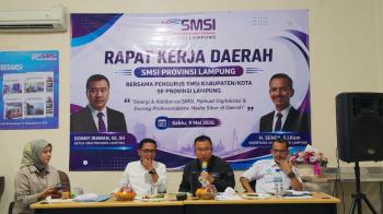 217 Perusahaan Media yang Tergabung Dalam SMSI Lampung Sepakat Saling Support Pemberitaan