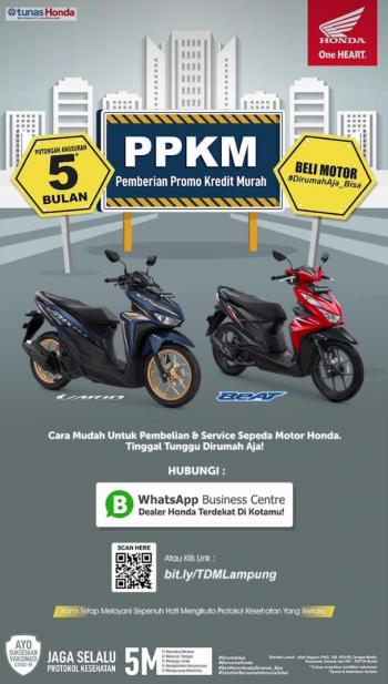 Pemberian Promo Kredit Murah Dari NSS kedaton, Beli Motor di Rumah Aja Bisa