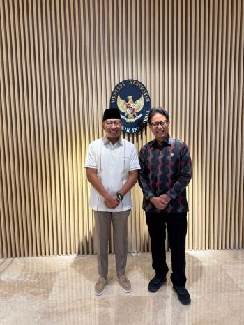 Gubernur Terpilih Lampung Rahmat Mirzani Djausal Bertemu Menkes, Bahas Peningkatan Layanan Kesehatan di Lampung