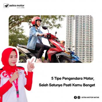 5 Tipe Pengendara Motor, Salah Satunya Pasti Kamu Banget