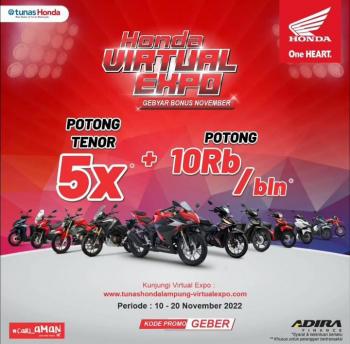 Honda Virtual Expo Gebyar Bonus NovemberÂ 