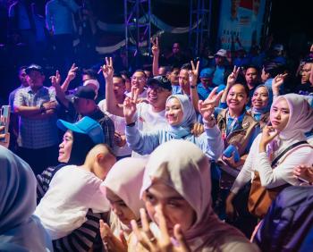 Mirza - Jihan Sampaikan Komitmen Membawa Perubahan Untuk Kabupaten Tanggamus  