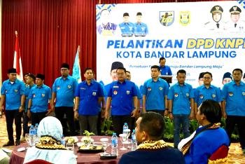 DPD KNPI Kota Bandar Lampung 2025-2028 Resmi Dilantik