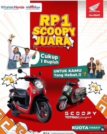 Astra Motor Natar Hadirkan Program RP 1 Scoopy Juara Khusus untuk Pelajar Berprestasi!