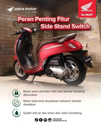 Astra Motor Natar Edukasi Konsumen Tentang Pentingnya Fitur Side Stand Switch pada Motor Honda