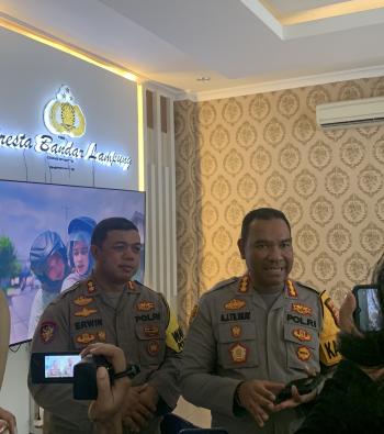 Kapolresta Bandar Lampung Imbau Pemudik Beristirahat di Pos Pelayanan   
