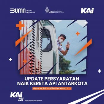 Aturan Terbaru Naik KA Rajabasa dan KA Kuala Stabas Mulai 5 April 2022